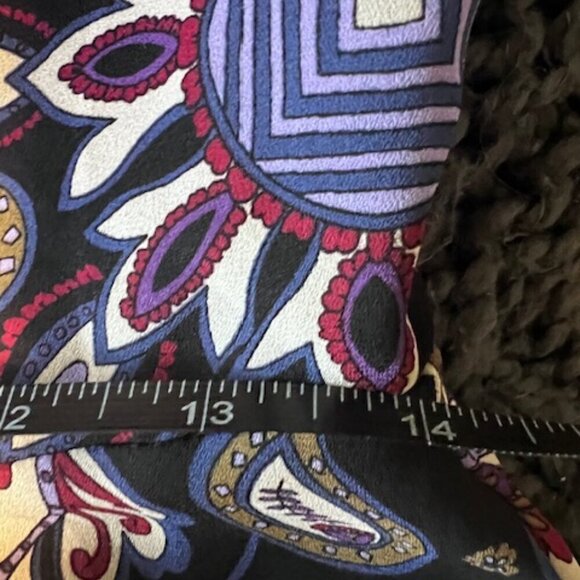 Everly Multi Color Floral Long Sleeve Skater Dress size M - Picture 8 of 9